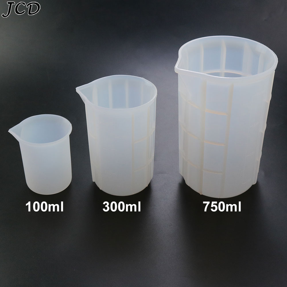 Candle Making Products - JCD 100 ミリリットル/300 ミリリットル/750 ミリリットルシリコーン計量カップスケール食品グレードのケーキメイク分離カップ DIY