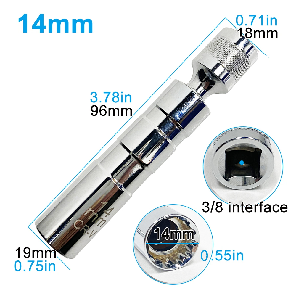 14mm 16mm スパークプラグ取り外しツールレンチ 磁気 - Candle Making Products のレビューと価格