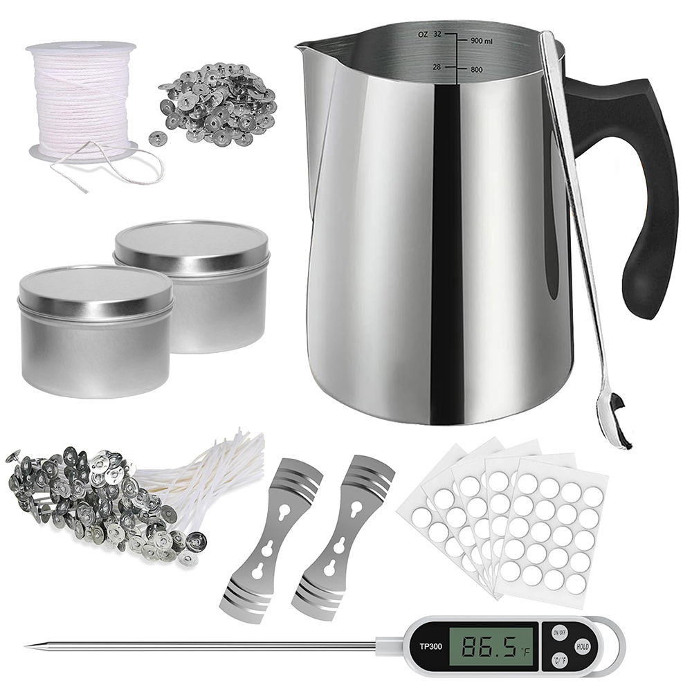 キャンドル作りスターターキット用品、キャンドル作り注ぐポット - Candle Making Kit For Beginners のレビューと価格