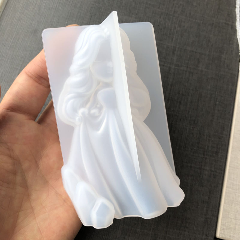 3D かわいいプリンセスシリコーンキャンドルモールド天使の女 - Candle Making Supplies のレビューと価格