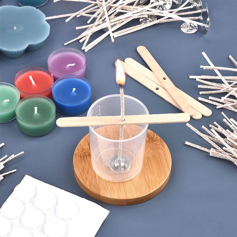 キャンドル作り用のスモークコットンワックスライン,エンボス加 - Candle Making Video のレビューと価格