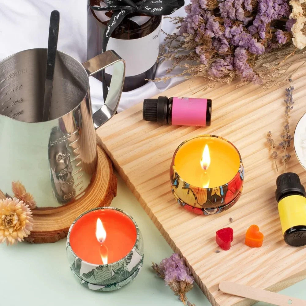 5 個 400 ミリリットル/800 ミリリットルワックスる - Candle Making Kit For Beginners のレビューと価格