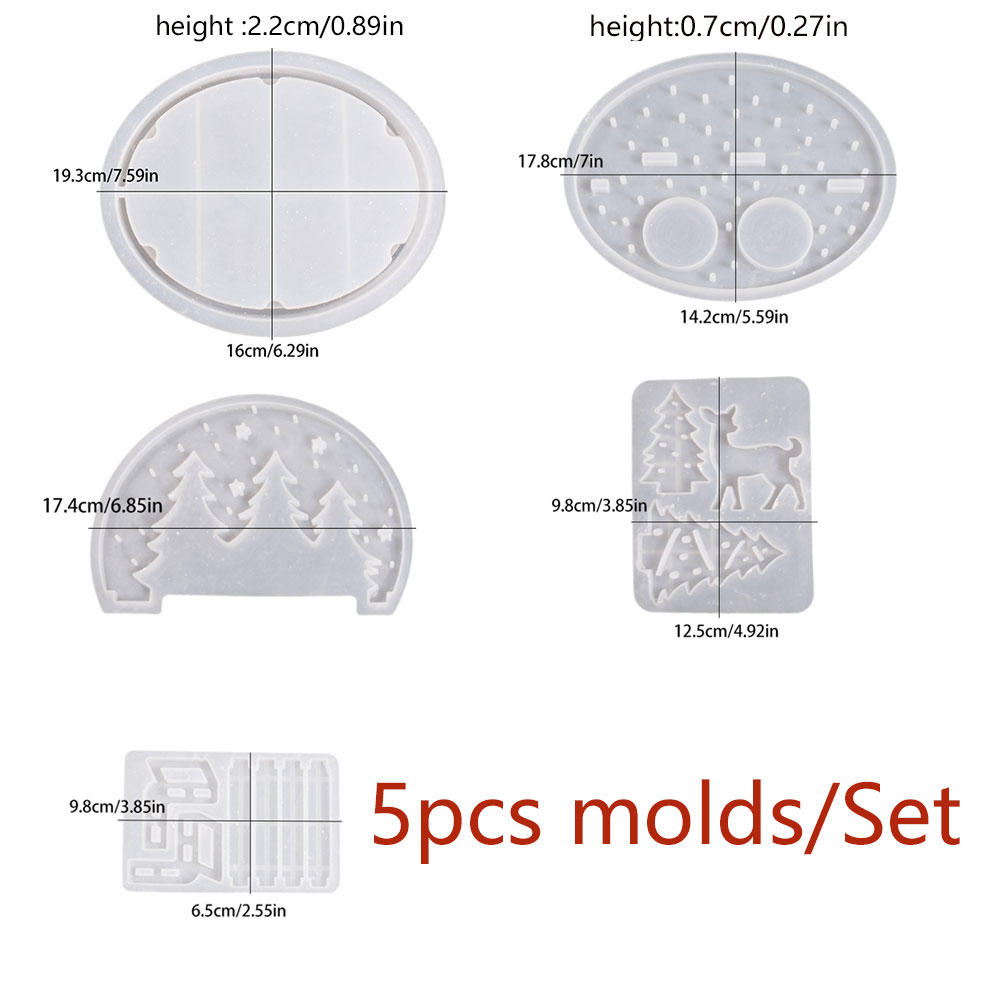 クリスマスエルクティーライトキャンドルホルダーシリコンモール - Candle Making Supplies のレビューと価格