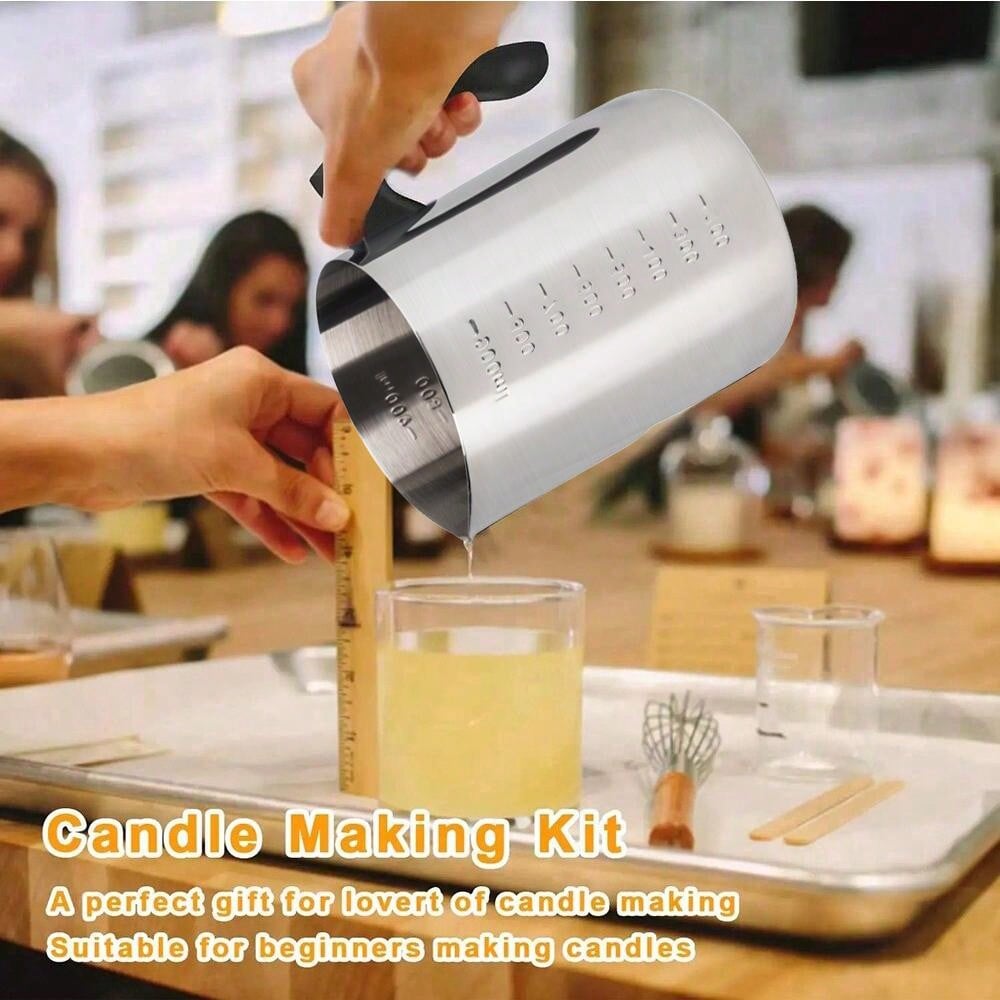 キャンドルポーリングポット、ワックス溶解用電気ホットプレート - Candle Making Kit For Beginners のレビューと価格