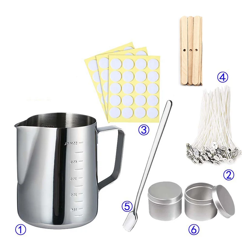 キャンドル作り用品キット DIY キャンドルワックス溶解ツー - Candle Making Kit For Beginners のレビューと価格