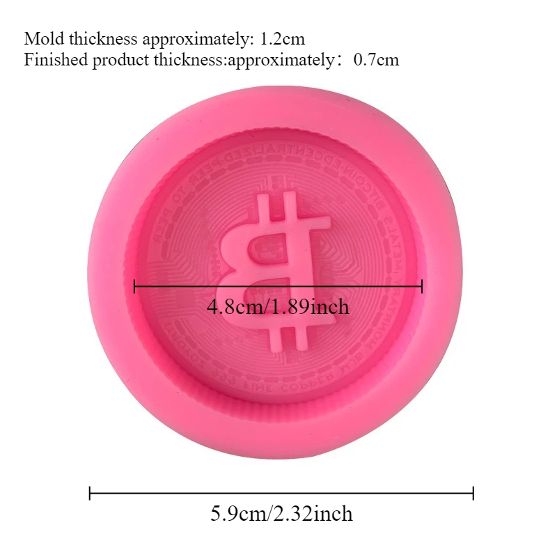 1/3個入り通貨ロゴソープシリコンケーキベーキングデコレーシ - Candle Making Supplies のレビューと価格