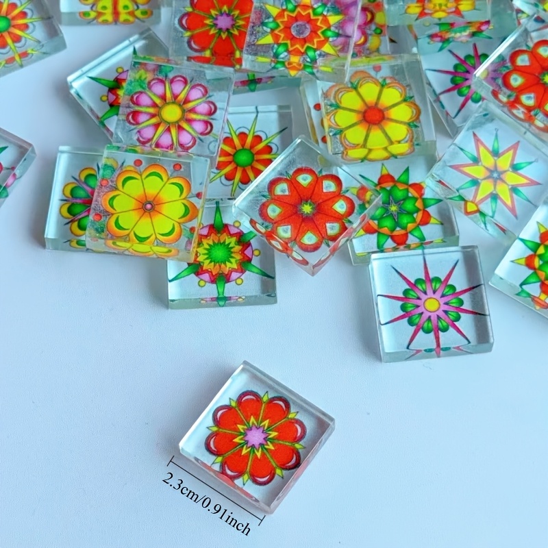100/200グラムの透明モザイク素材、2.3*2.3cmの - Candle Making Products のレビューと価格