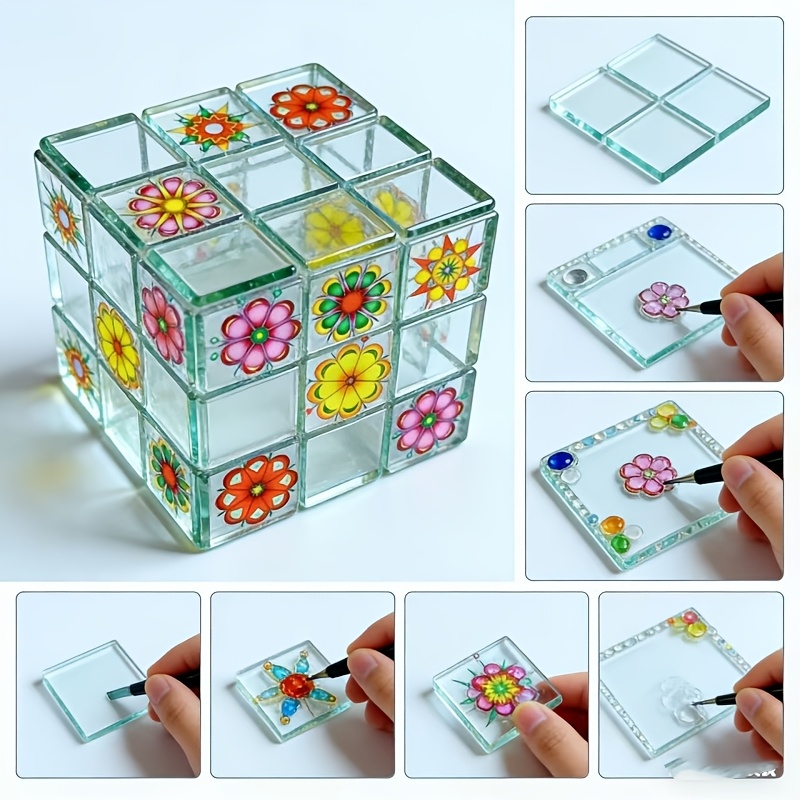 100/200グラムの透明モザイク素材、2.3*2.3cmの - Candle Making Products のレビューと価格