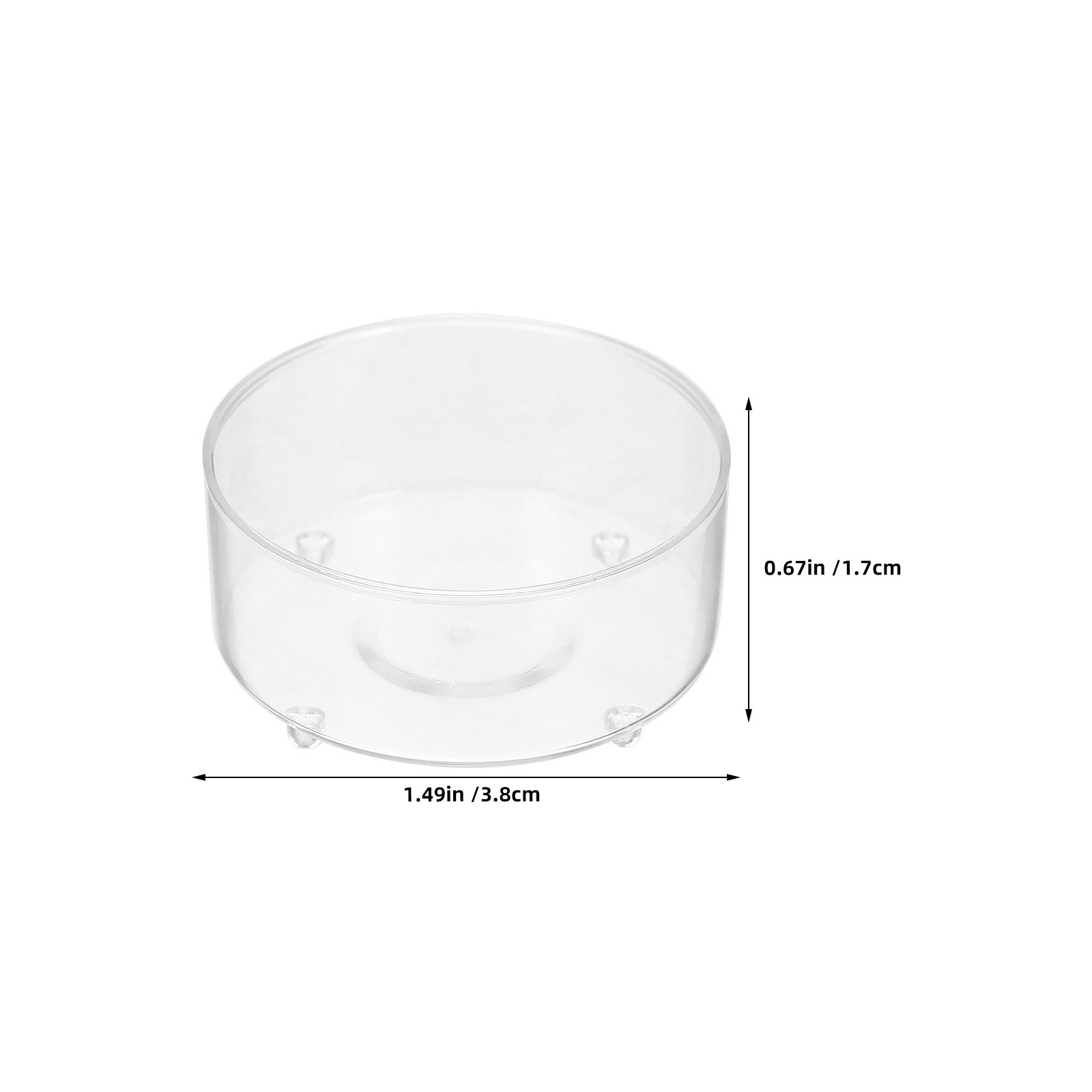 ティーライトキャンドル用プラスチックカップ50個セット 透明 - Candle Making Supplies のレビューと価格