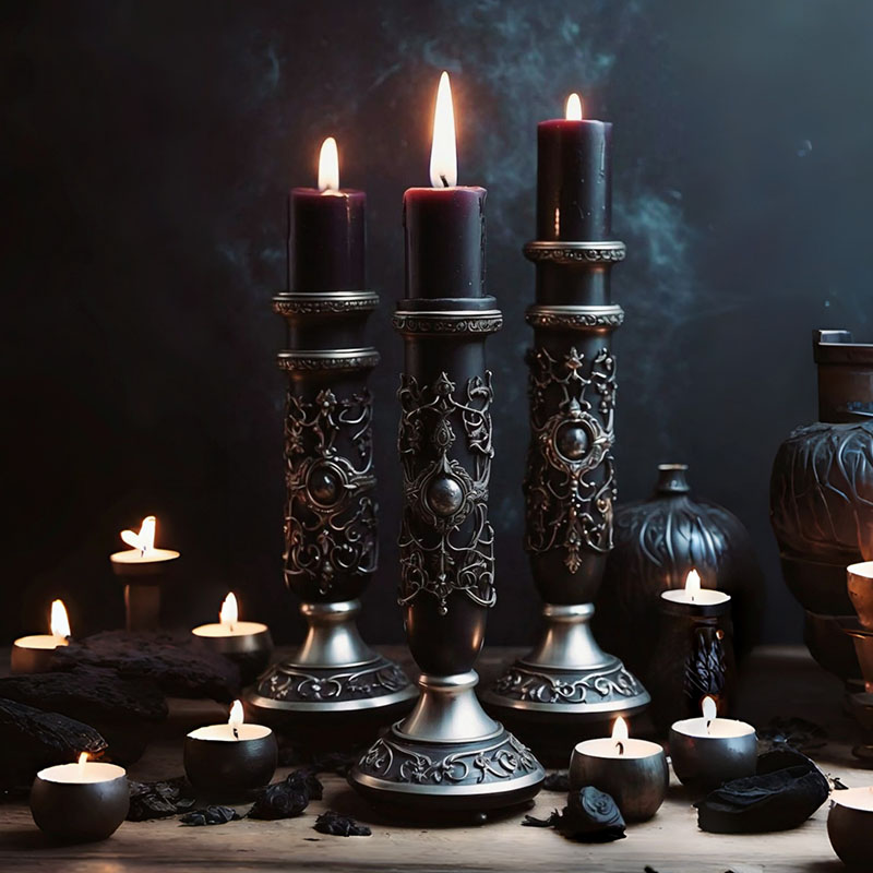 手作りの香り付きキャンドル石膏樹脂オーナメント、ゴシックスタ - Candle Making Vinings のレビューと価格
