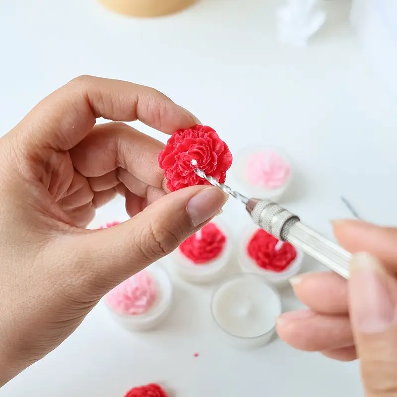 キャンドル作り用パンチツールセット、異なる長さのドリルビット - Candle Making Kit For Beginners のレビューと価格