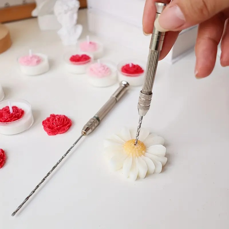 キャンドル作り用パンチツールセット、異なる長さのドリルビット - Candle Making Kit For Beginners のレビューと価格