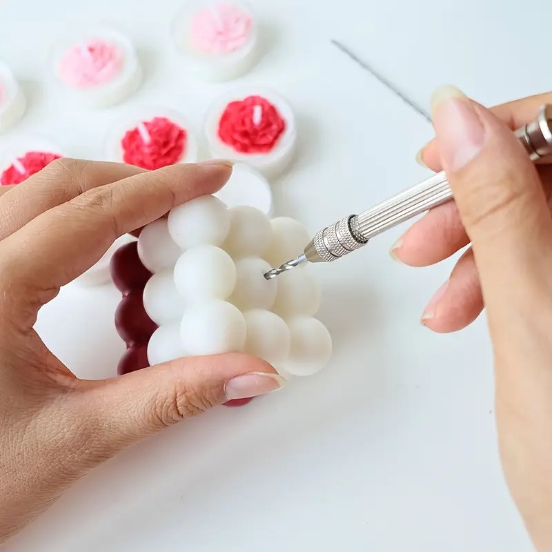 キャンドル作り用パンチツールセット、異なる長さのドリルビット - Candle Making Kit For Beginners のレビューと価格