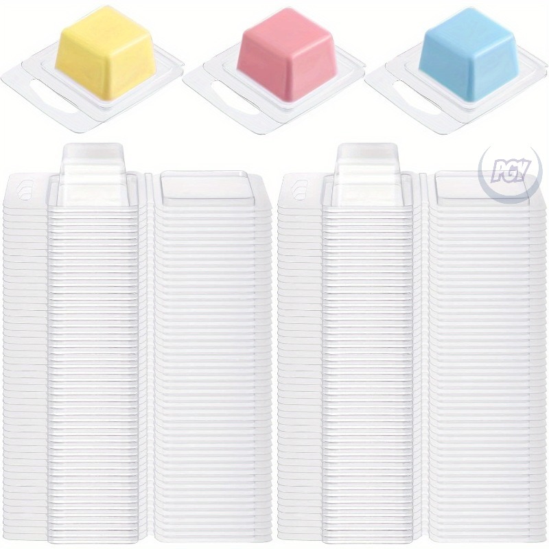 20/50個 クリアプラスチックワックスメルトモールド 1オ - Candle Making Gel Wax のレビューと価格