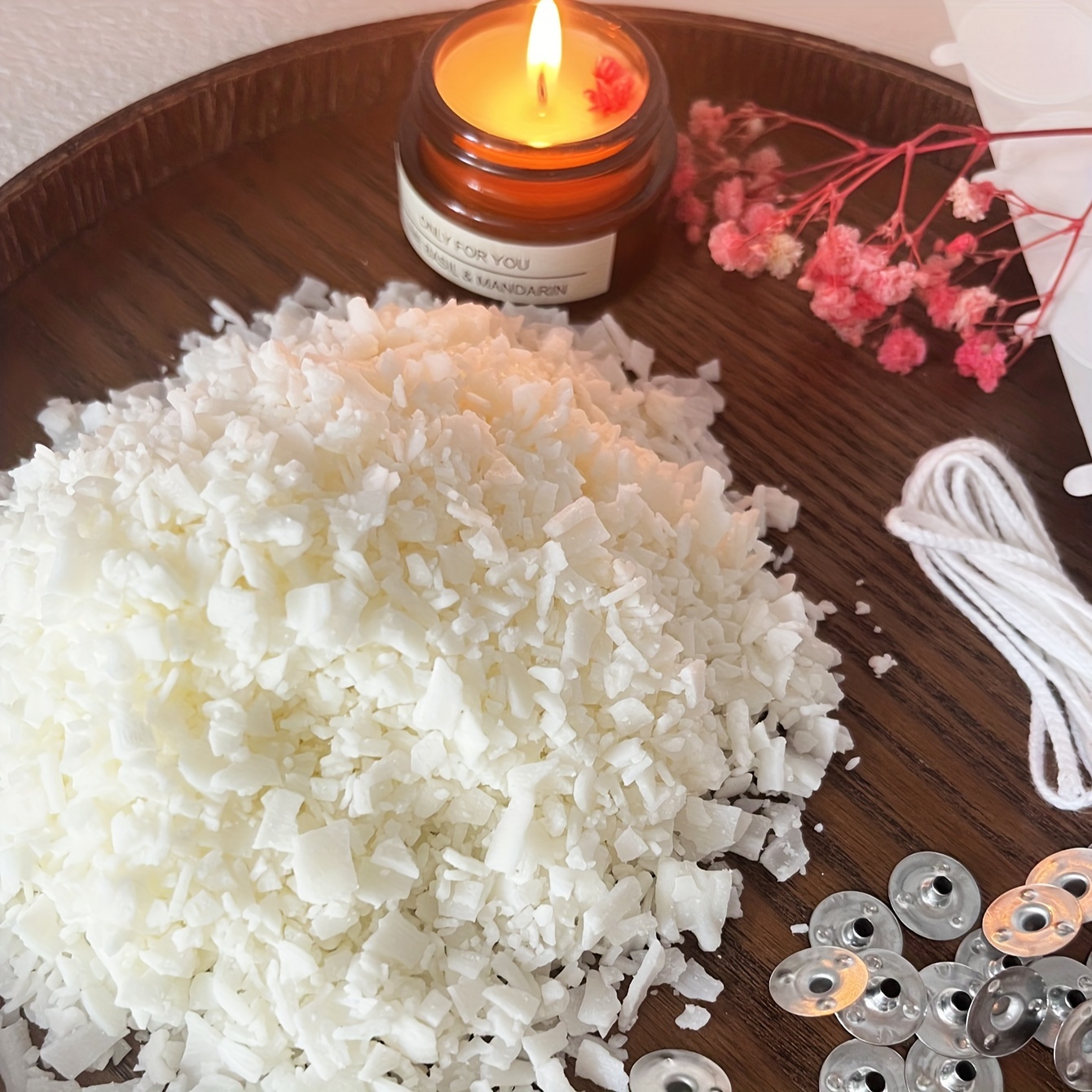 キャンドル作成キット 100 グラム大豆ワックス DIY キ - Candle Making Kit For Beginners のレビューと価格