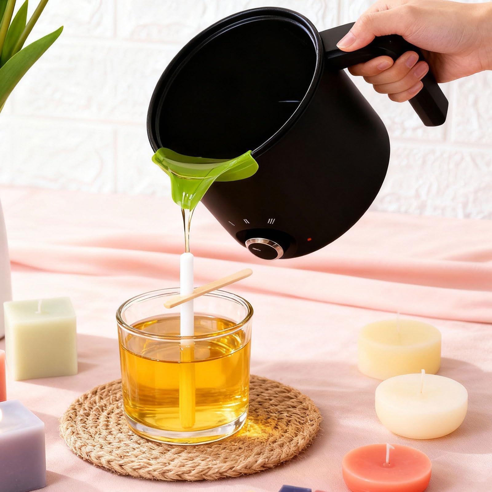 キャンドルワックス溶解ポット 1.5L 大型ステンレス製電気 - Candle Making Products のレビューと価格