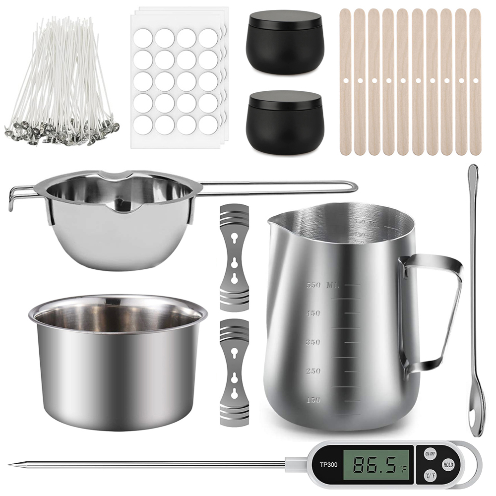 完全なDIYキャンドルキットアロマキャンドル作成キット ダブ - Candle Making Kit For Beginners のレビューと価格
